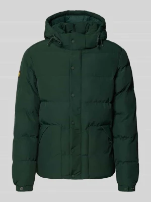 Kurtka z kapturem model 'CLASSIC EVEREST' Superdry Ciemnozielony