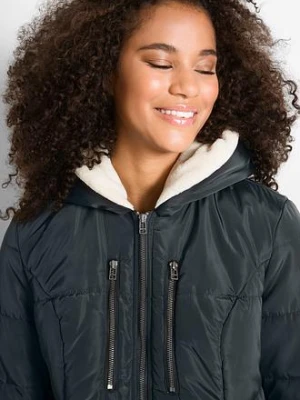 Kurtka z kapturem na podszewce bonprix