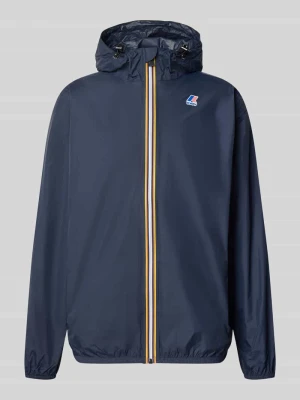 Kurtka z kapturem w kroju regular fit model 'Le Vrai' K-way Granatowy