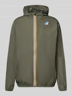 Kurtka z kapturem w kroju regular fit model 'Le Vrai' K-way Oliwkowy