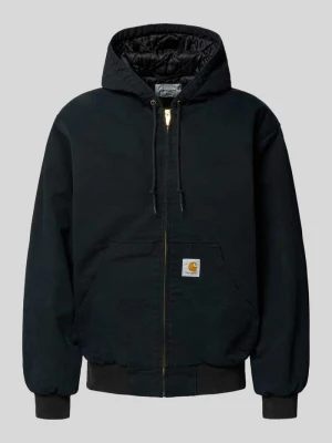 Kurtka z kieszenią kangurką i detalem z logo Carhartt Work In Progress