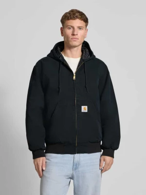 Kurtka z kieszenią kangurką i detalem z logo Carhartt Work In Progress