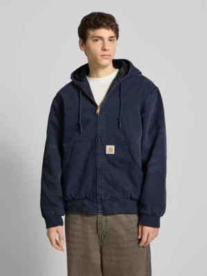 Kurtka z kieszenią kangurką i detalem z logo Carhartt Work In Progress