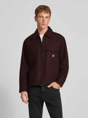 Kurtka z kieszeniami na piersi model 'Atoka' Carhartt WIP Ciemnoczerwony