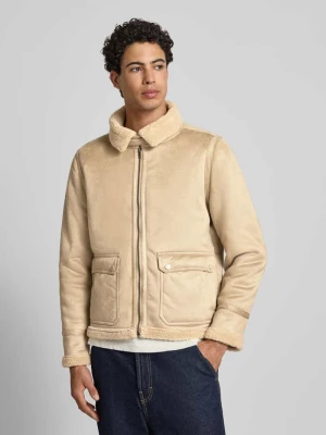 Kurtka z kieszeniami z patką model ‘FISCHER’ Blend