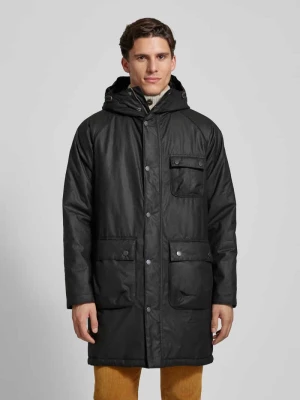 Kurtka z kieszeniami z patką model ‘WINTER WAX’ Barbour