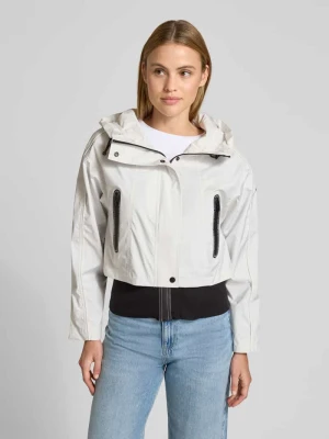 Kurtka z kieszeniami zapinanymi na zamek błyskawiczny model 'AMELIA' khujo