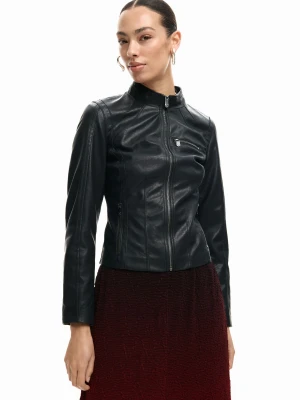 Kurtka z kołnierzem mao Desigual