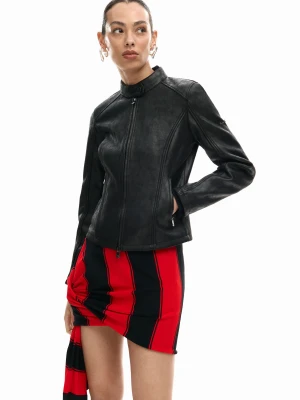 Kurtka z kołnierzem mao Desigual