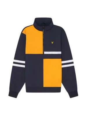 Kurtka z kontrastowym materiałem Lyle & Scott