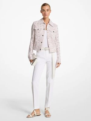Kurtka z kwiecistej sznurkowej koronki MICHAEL KORS COLLECTION