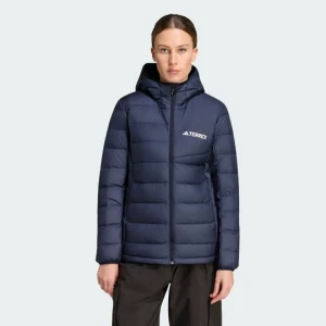 Kurtka z lekkim ociepleniem z puchu z kapturem Terrex Multi CLIMAWARM Adidas Legend Ink