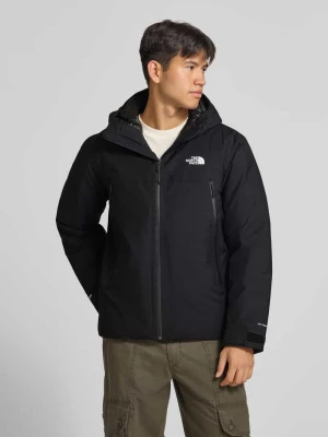 Kurtka z logo i patkami przy mankietach The North Face Czarny