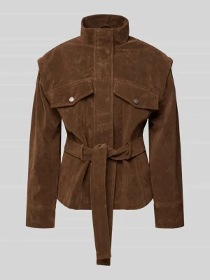 Kurtka z materiał skóropodobny model 'HARPER' Topshop