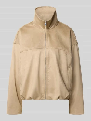 Kurtka z materiału skóropodobnego z zamkiem błyskawicznym i wpuszczanymi kieszeniami Gina Tricot