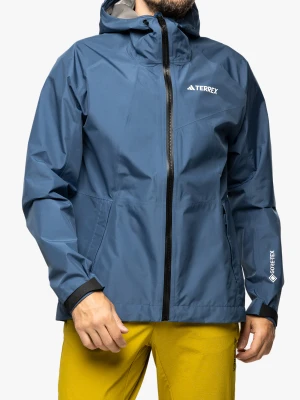 Kurtka z membraną adidas TERREX Xperior GORE-TEX Paclite Rain Jacket - wonder steel