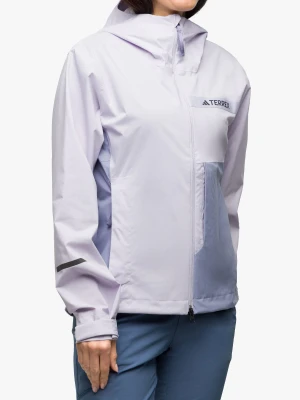 Kurtka z membraną damska adidas TERREX Multi RAIN.RDY 2.5L Jacket - silver dawn