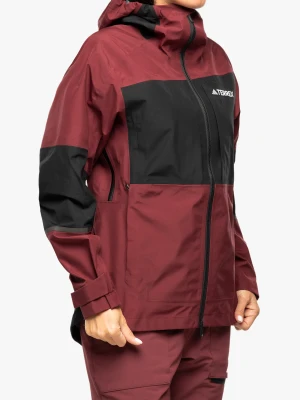 Kurtka z membraną damska adidas TERREX Xploric GORE-TEX Rain Jacket - shadow red/black