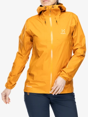 Kurtka z membraną damska Haglofs L.I.M GTX Jacket - desert yellow