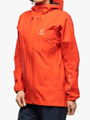 Kurtka z membraną damska Haglofs L.I.M GTX Jacket - poppy red