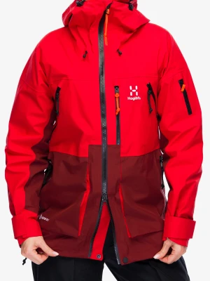 Kurtka z membraną damska Haglofs Vassi GTX Jacket - bright red/carmine red