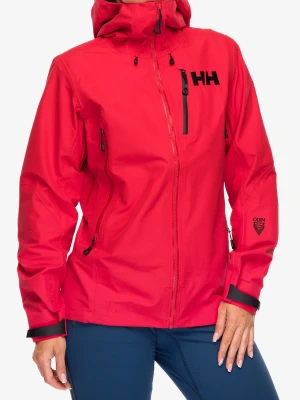 Kurtka z membraną damska Helly Hansen Odin 9 Worlds 3.0 Jacket - alert red