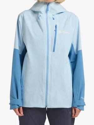 Kurtka z membraną damska Jack Wolfskin Eagle Peak 2L Jacket - ice blue