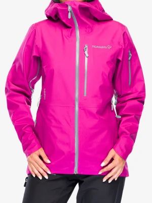 Kurtka z membraną damska Norrona Lofoten GORE-TEX Jacket - festival fuchsia