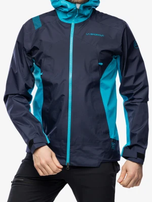 Kurtka z membraną La Sportiva Discover Shell Jacket - deep sea/tropic blue