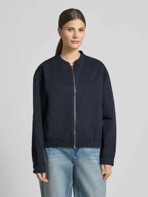 Kurtka z mieszanki bawełny i lnu z zamkiem błyskawicznym LANIUS