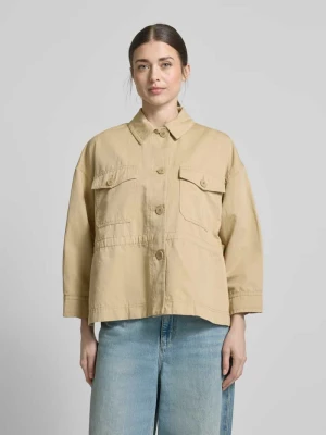 Kurtka z mieszanki lnu i bawełny z kieszeniami na piersi Weekend Max Mara