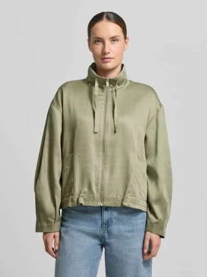 Kurtka z mieszanki lyocellu i bawełny model 'Jarusa' Opus