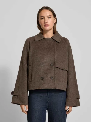 Kurtka z mieszanki wełny model ‘Haili’ Opus