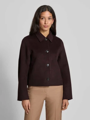 Kurtka z mieszanki wełny z wykładanym kołnierzem model ‘HOLLY’ Samsøe Samsøe