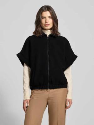 Kurtka z mieszanki wełny ze stójką Emily Van den Bergh