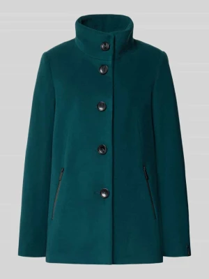 Kurtka z mieszanki żywej wełny z domieszką kaszmiru model 'Janna' Milo Coats Ciemnozielony