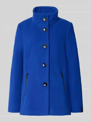Kurtka z mieszanki żywej wełny z domieszką kaszmiru model 'Janna' Milo Coats Niebieski