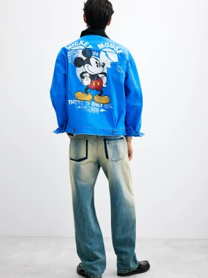 Kurtka z nadrukiem Mickey™ Desigual niebieski