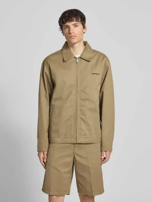 Kurtka z naszywką z logo i kieszeniami wpuszczanymi Carhartt WIP Beżowy
