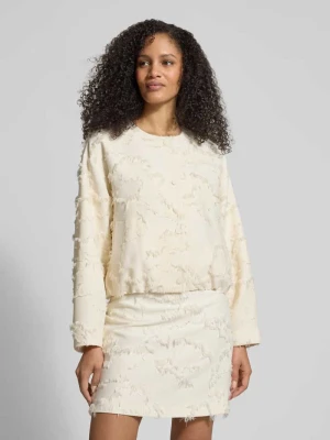 Kurtka z okrągłym dekoltem i frędzlami Jake*s Collection