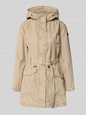 Kurtka z paskiem wiązanym model 'PREA' khujo