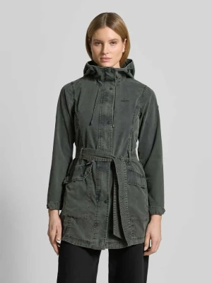 Kurtka z paskiem wiązanym model 'PREA' khujo
