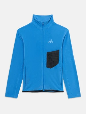 Kurtka z polaru Adidas Terrex niebieski