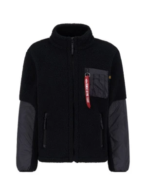 Kurtka z polaru Alpha Industries czarny