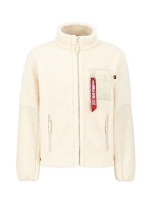Kurtka z polaru Alpha Industries mleczny