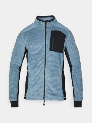Kurtka z polaru EA7 Emporio Armani niebieski