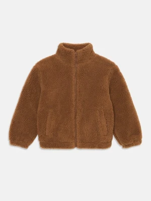 Kurtka z polaru Friboo By Zalando brązowy
