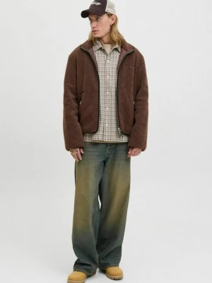Kurtka z polaru Jack&Jones brązowy