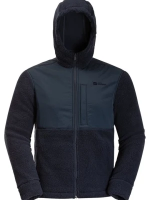 Kurtka z polaru Jack Wolfskin ciemnoniebieski