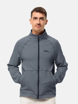 Kurtka z polaru Jack Wolfskin ciemnoniebieski